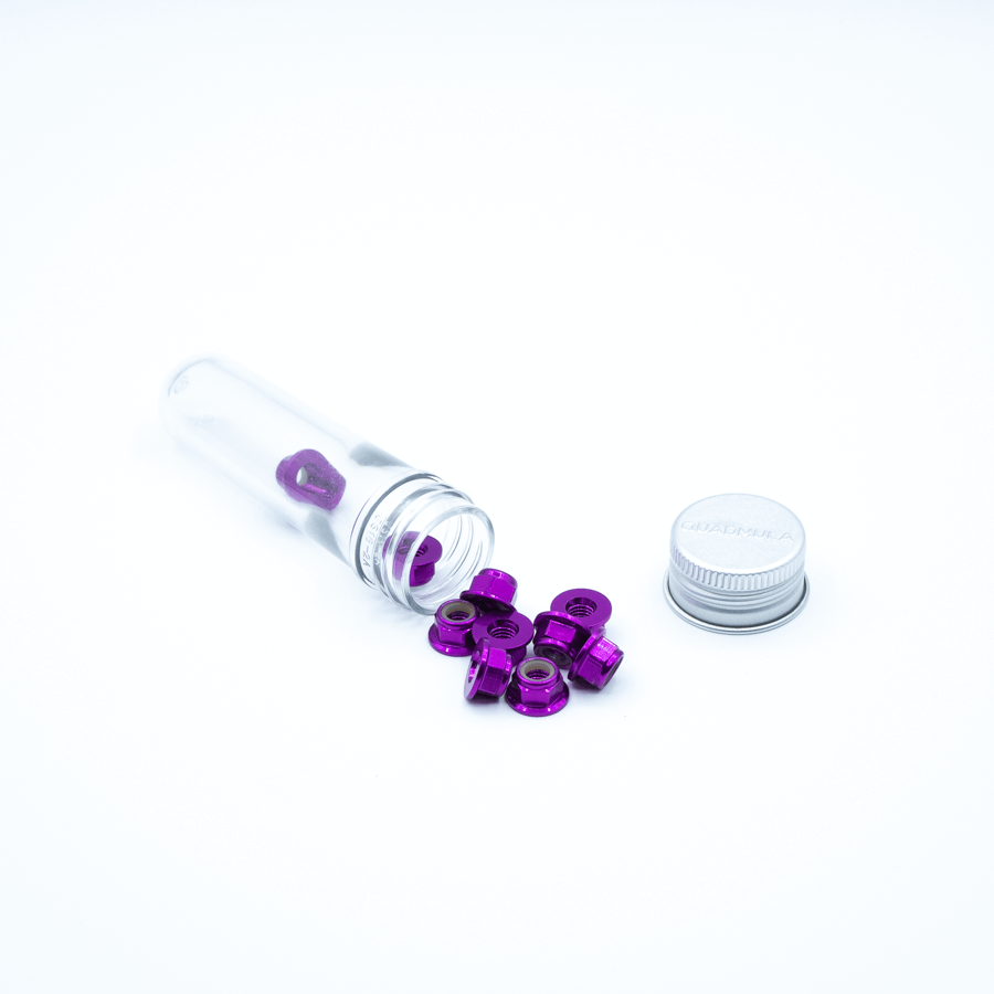M5 Colorful Aluminum Flange Lock Nut Package