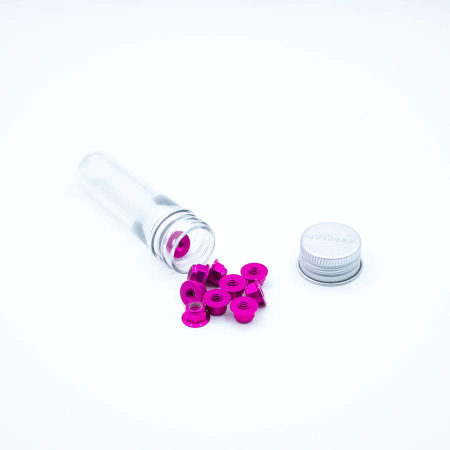 M5 Colorful Aluminum Flange Lock Nut Package